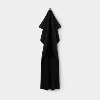 serviette noir pour le transat